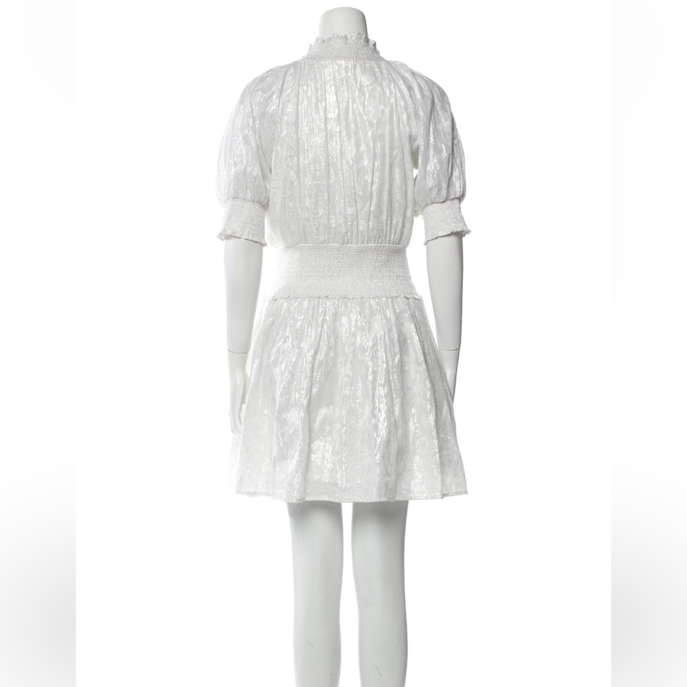 Roller Rabbit EUC Mock Neck Mini Dress size Medium white